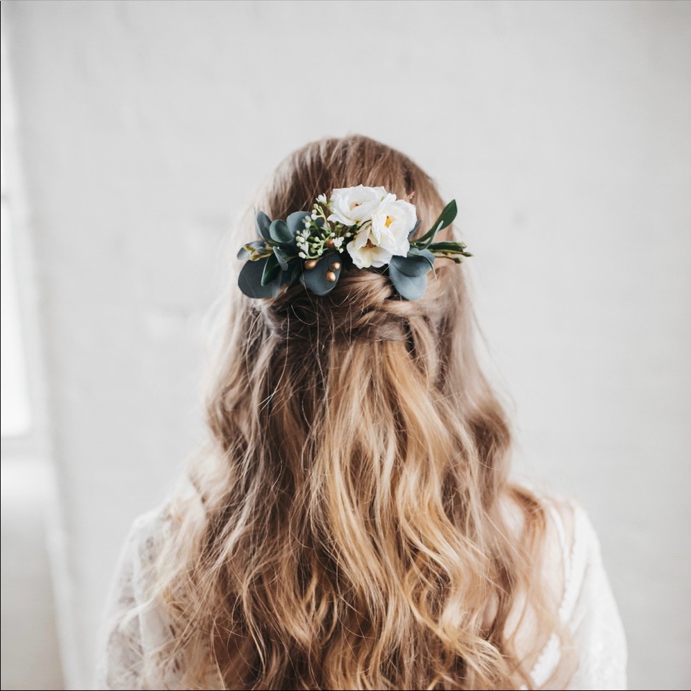 Bridal Floral Hairpiece Boho